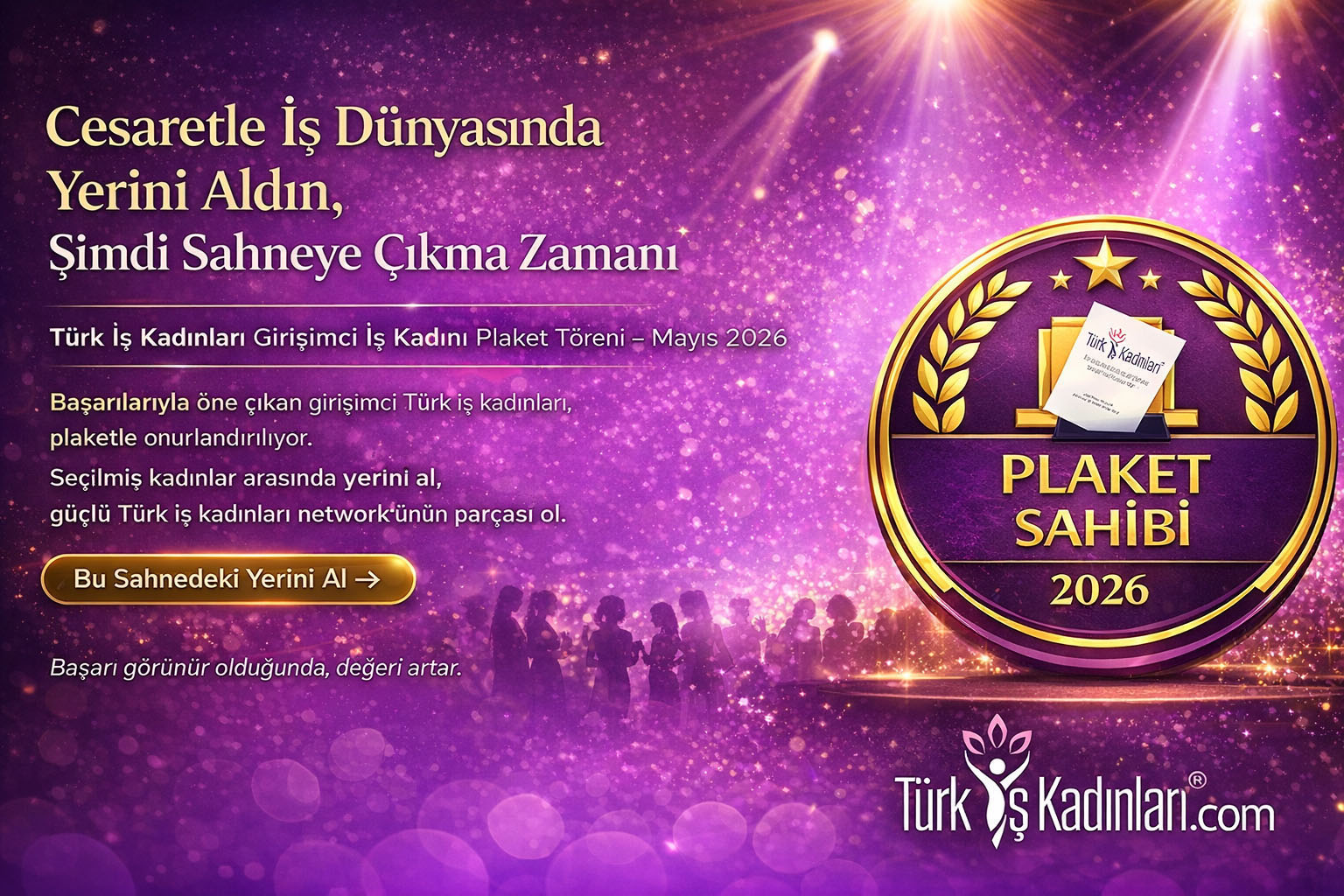 Türk İş Kadınları Plaket Töreni 